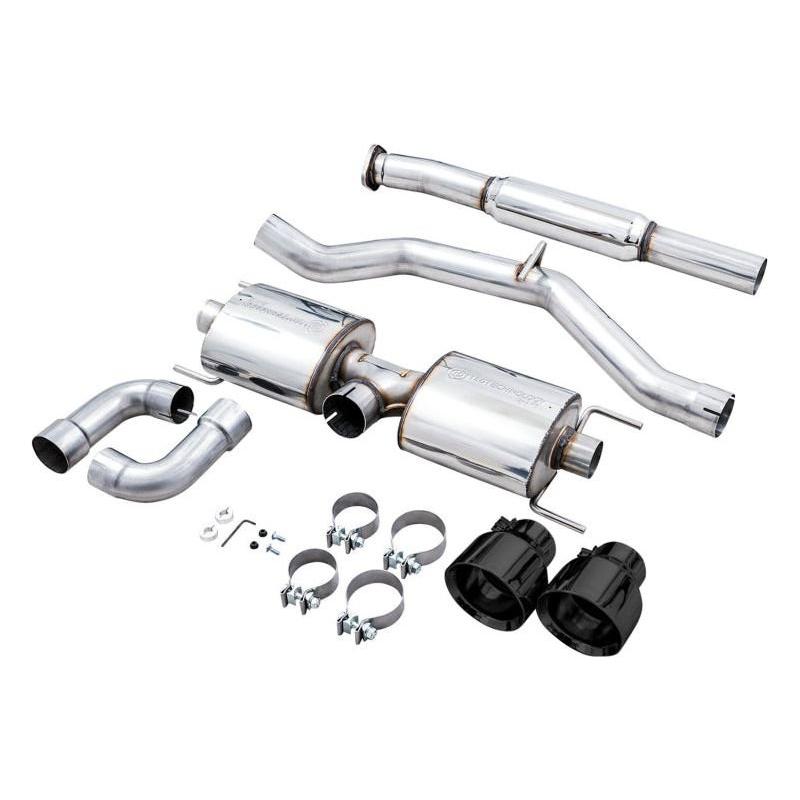 AWE Subaru BRZ/ Toyota GR86/ Toyota 86 Touring Edition Cat-Back Exhaust- Diamond Black Tips