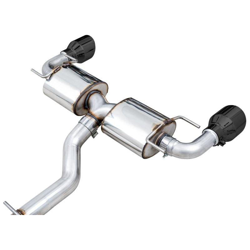AWE Subaru BRZ/ Toyota GR86/ Toyota 86 Touring Edition Cat-Back Exhaust- Diamond Black Tips