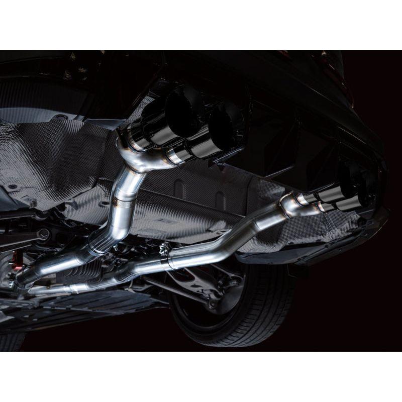 AWE Track Edition Catback Exhaust for BMW G8X M3/M4 - Diamond Black Tips