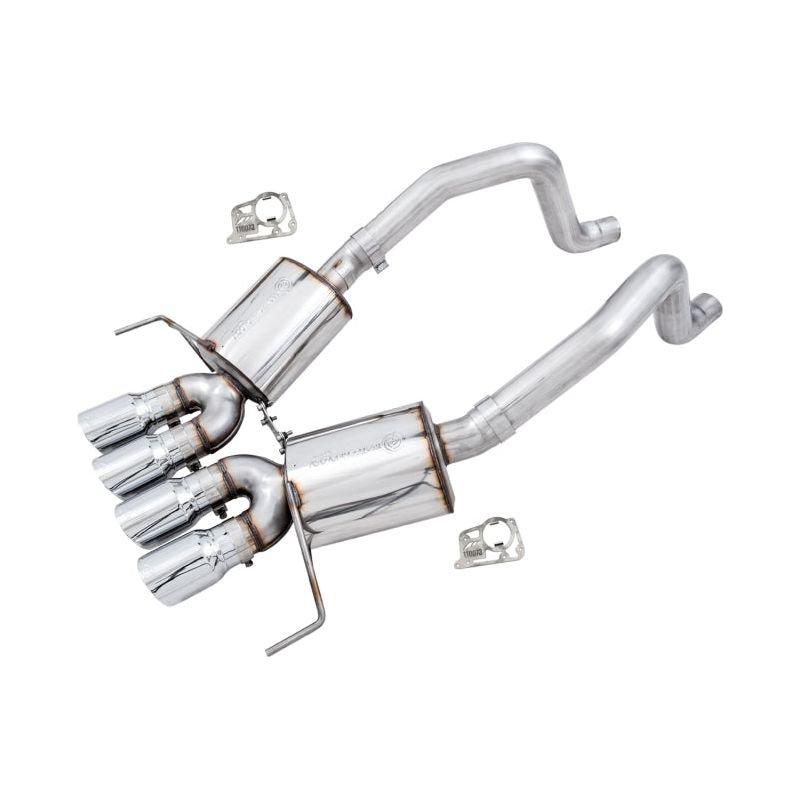 AWE Tuning 14-19 Chevy Corvette C7 Z06/ZR1 (w/o AFM) Touring Edition Axle-Back Exhaust w/Chrome Tips