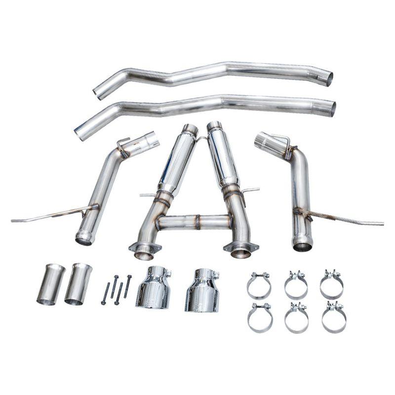 AWE Tuning 18-23 Dodge Durango SRT & Hellcat Track Edition Exhaust - Chrome Silver Tips