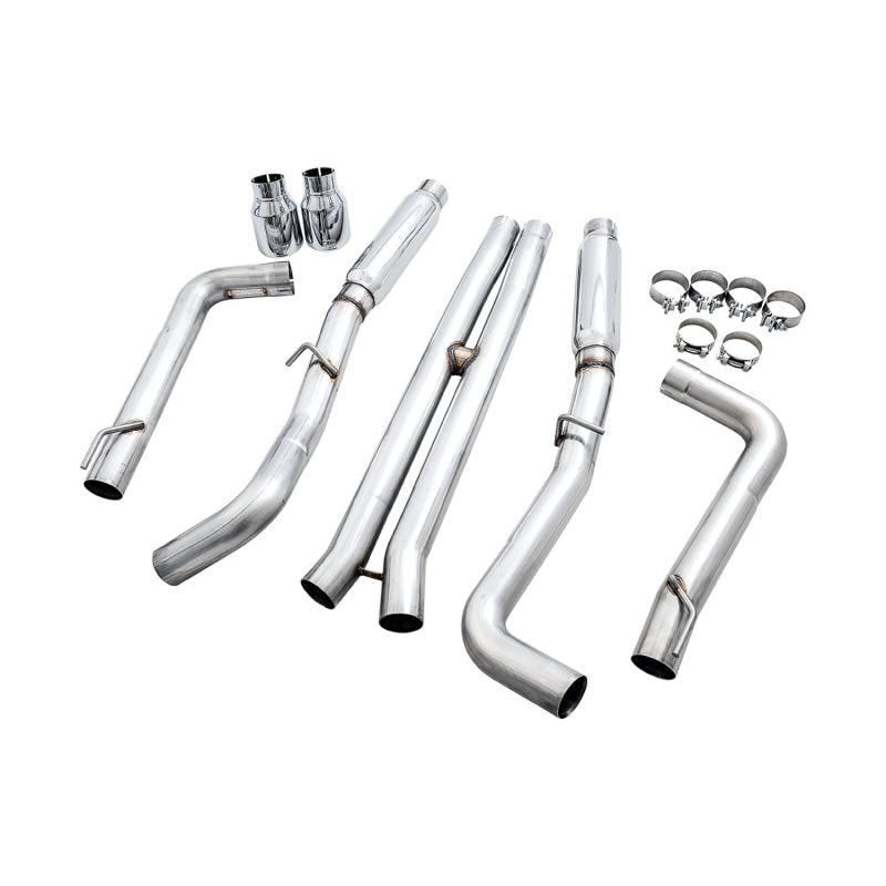 AWE Tuning 2015+ Dodge Charger 6.4L/6.2L Supercharged Track Edition Exhaust - Chrome Silver Tips