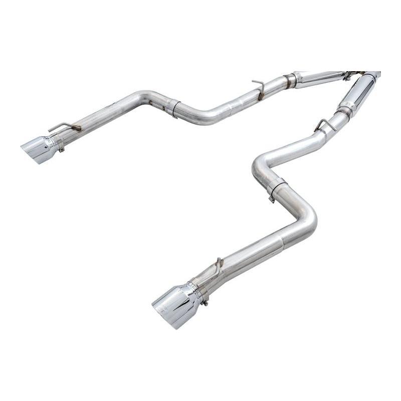 AWE Tuning 2015+ Dodge Charger 6.4L/6.2L Supercharged Track Edition Exhaust - Chrome Silver Tips