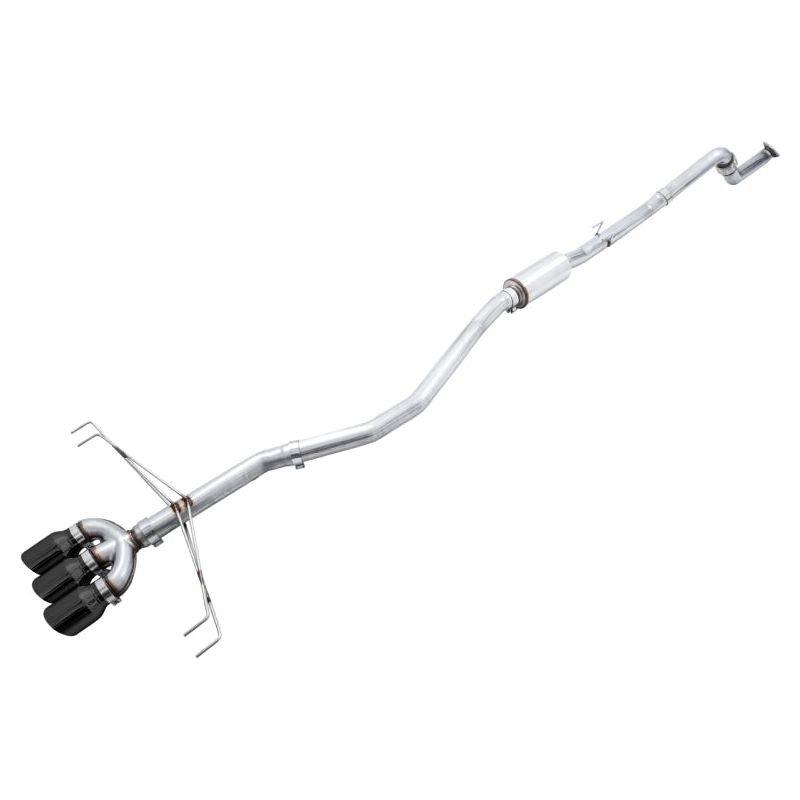 AWE Tuning 2017+ Honda Civic Type R Track Edition Exhaust w/Front Pipe & Triple Diamond Black Tips