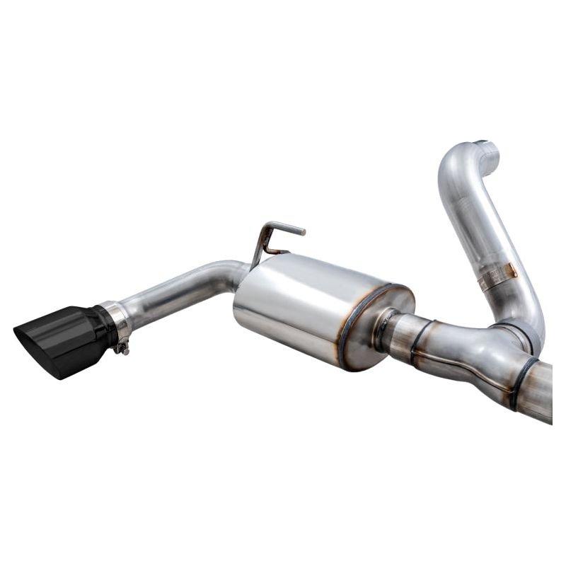 AWE Tuning 2018+ Jeep Wrangler JL/JLU Tread Edition Axle-Back Dual Exhaust - Diamond Black Tips