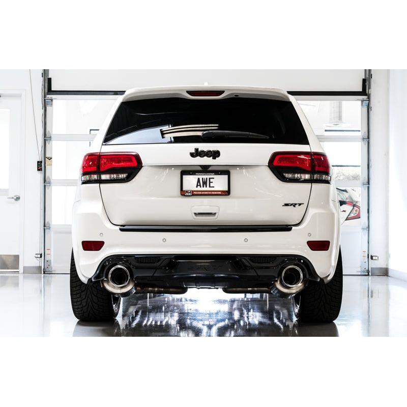 AWE Tuning 2020 Jeep Grand Cherokee SRT Track Edition Exhaust - Diamond Black Tips