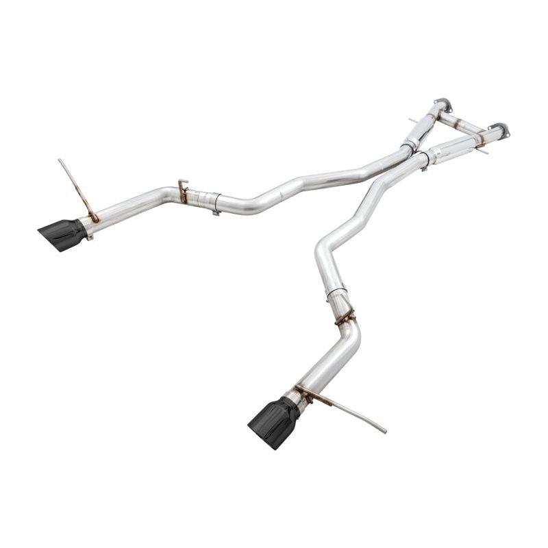 AWE Tuning 2014-2021 Jeep Grand Cherokee SRT Track Edition Exhaust - Diamond Black Tips
