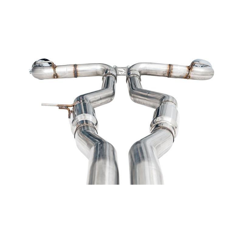AWE Tuning 2020+ Toyota Supra A90 Track Edition Exhaust - 5in Chrome Silver Tips