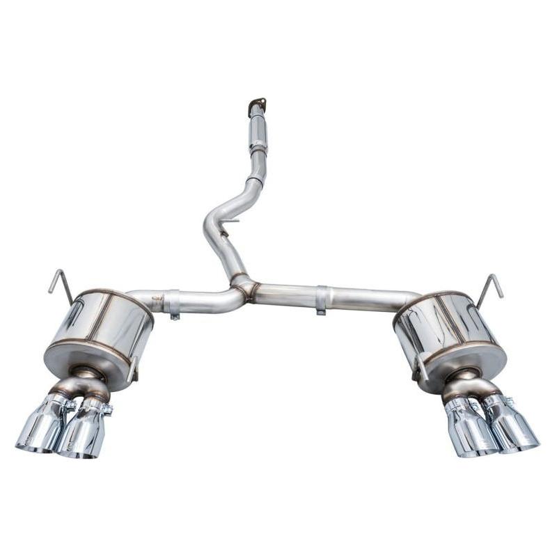 AWE Tuning 2022+ VB Subaru WRX Touring Edition Exhaust - Chrome Silver Tips