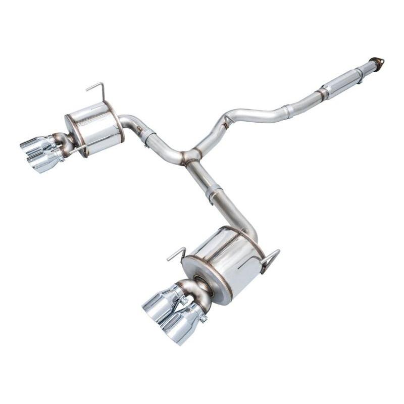 AWE Tuning 2022+ VB Subaru WRX Touring Edition Exhaust - Chrome Silver Tips