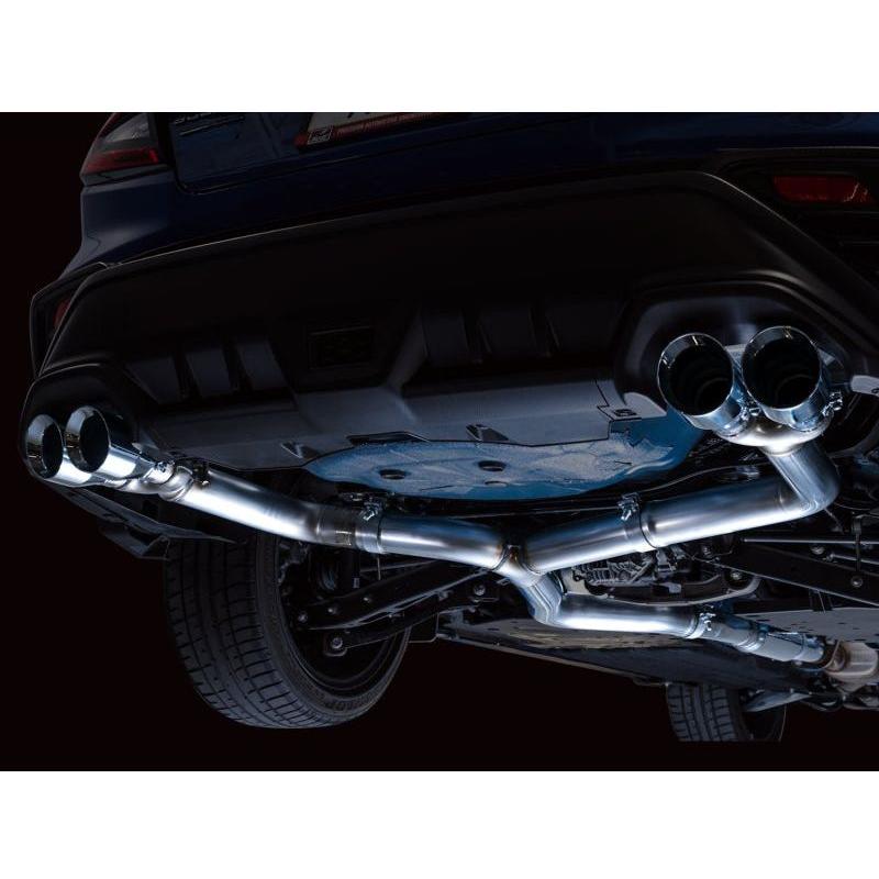 AWE Tuning 2022+ VB Subaru WRX Track Edition Exhaust - Chrome Silver Tips