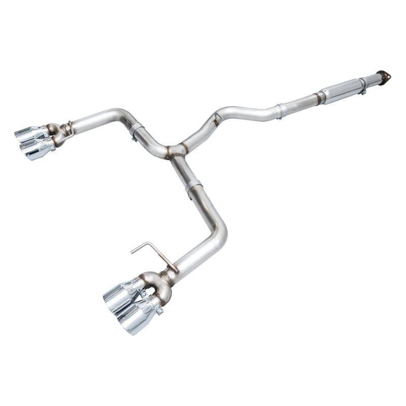 AWE Tuning 2022+ VB Subaru WRX Track Edition Exhaust - Chrome Silver Tips