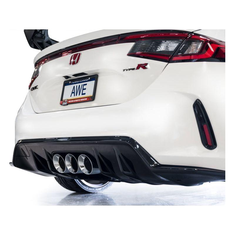 AWE Tuning 2023+ Honda Civic Type R FL5 Track Edition Exhaust w/ Triple Chrome Silver Tips