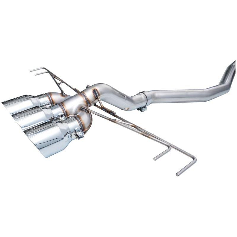 AWE Tuning 2023+ Honda Civic Type R FL5 Track Edition Exhaust w/ Triple Chrome Silver Tips