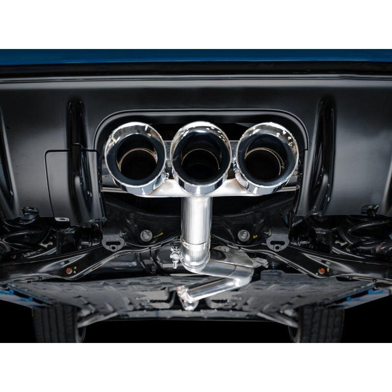 AWE Tuning 2023+ Honda Civic Type R FL5 Track Edition Exhaust w/ Triple Chrome Silver Tips