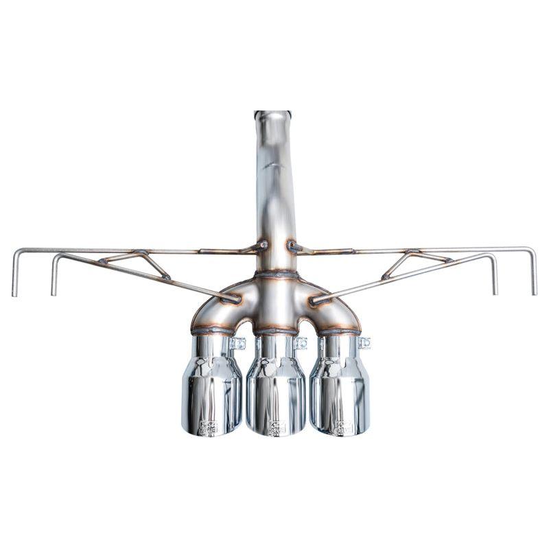 AWE Tuning 2023+ Honda Civic Type R FL5 Track Edition Exhaust w/ Triple Chrome Silver Tips