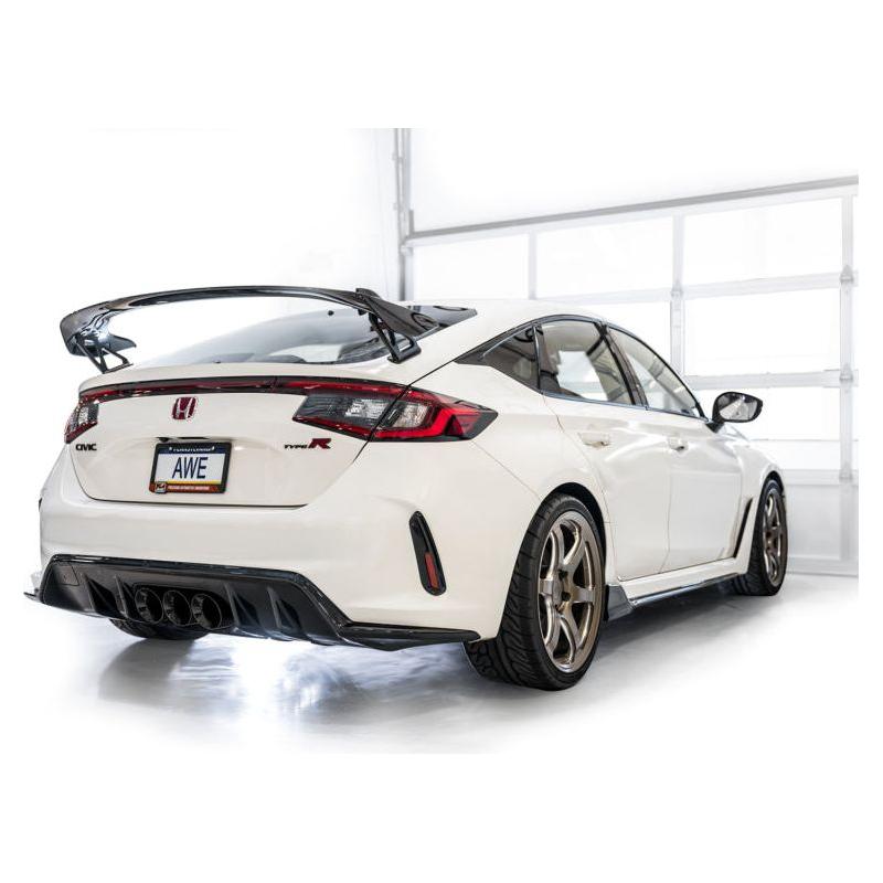 AWE Tuning 2023 Honda Civic Type R FL5 Track Edition Exhaust w/ Triple Diamond Black Tips