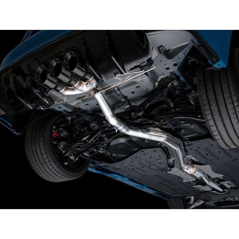 AWE Tuning 2023 Honda Civic Type R FL5 Track Edition Exhaust w/ Triple Diamond Black Tips