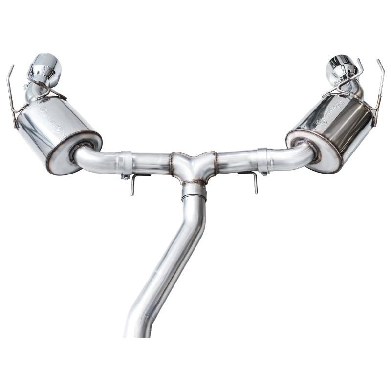 AWE Tuning 22+ Honda Civic Si/Acura Integra Touring Edition Catback Exhaust - Dual Chrome Silver Tip