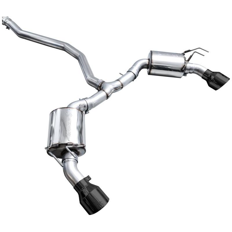 AWE Tuning 22+ Honda Civic Si/Acura Integra Touring Edition Catback Exhaust - Dual Diamond Black Tip