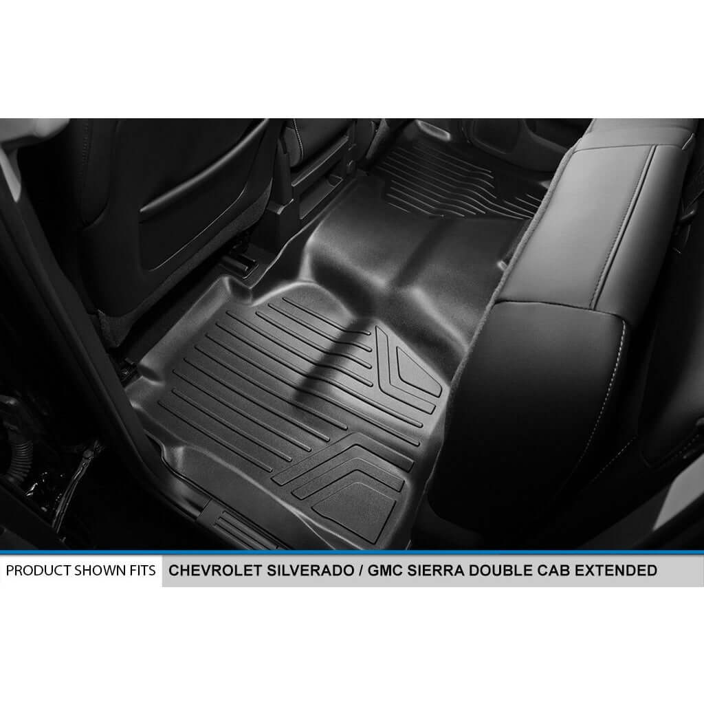 SMARTLINER Floor Liners for Double Cab 2019 Chevy Silverado 1500 LD (OTH)
