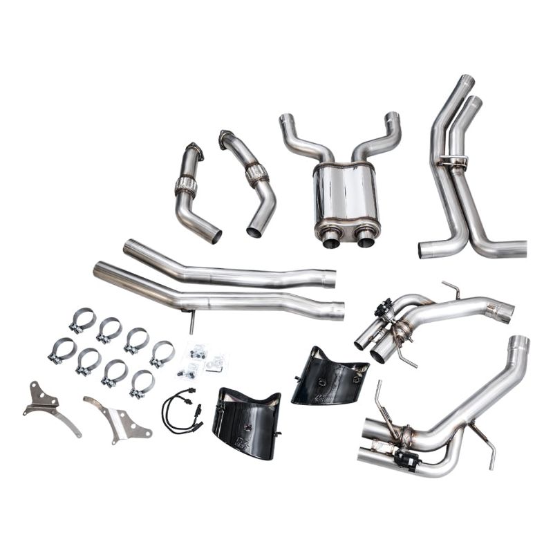 AWE Tuning 21-23 Audi C8 RS6/RS7 SwitchPath Cat-back Exhaust - Diamond Black Tips
