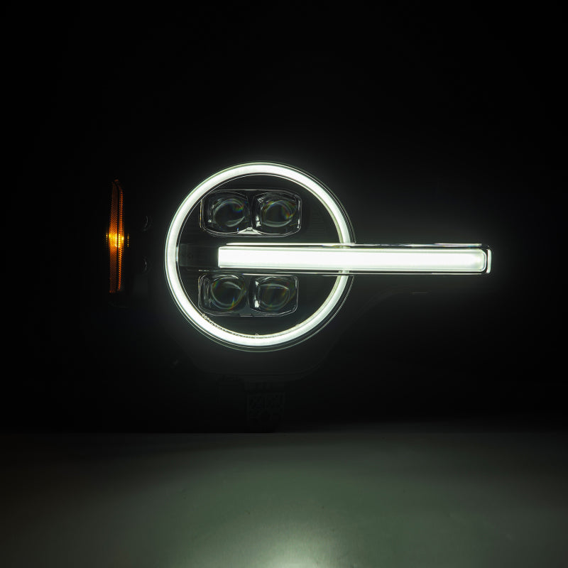 AlphaRex 21-23 Ford Bronco / 22-23 Bronco Raptor NOVA-Series LED Projector Headlights Black