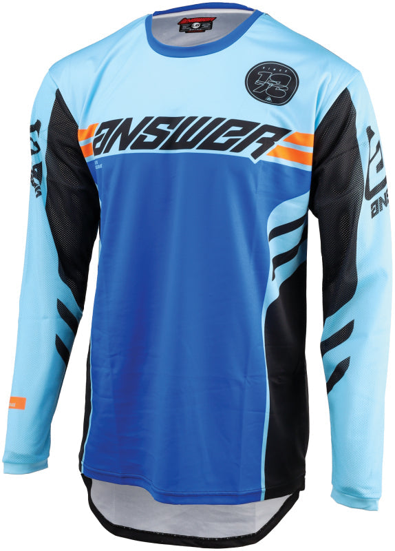 Answer 24 Arkon Nitrus Jersey Blue/Black/Hyper Orange - Large 442475