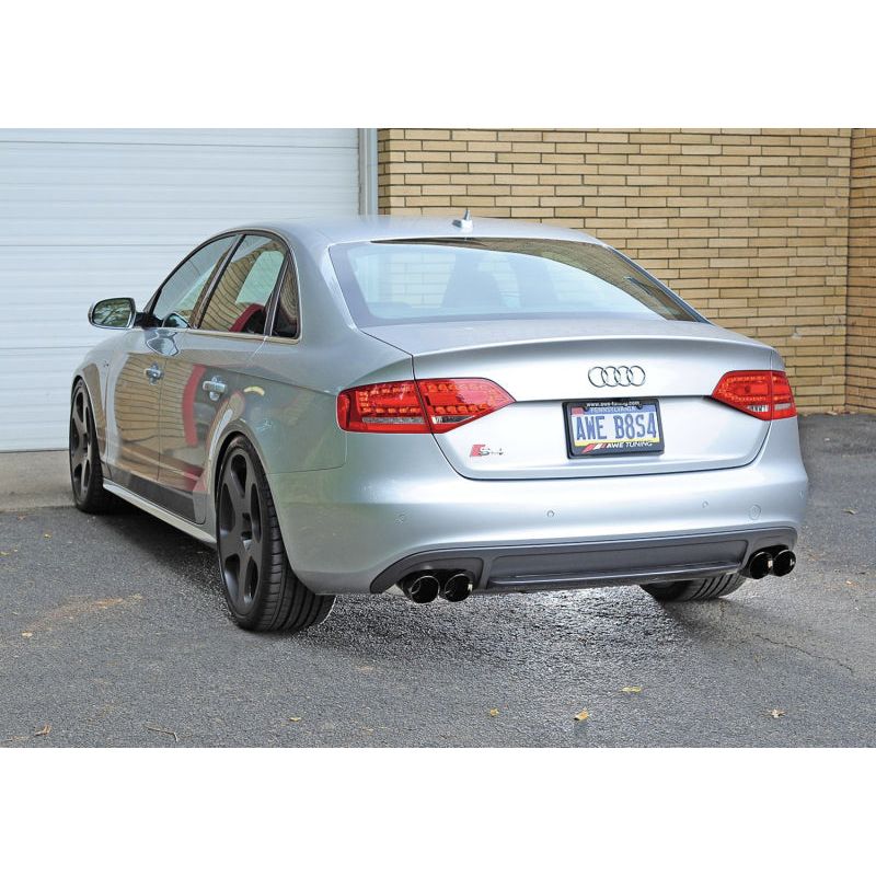 AWE Tuning Audi B8 / B8.5 S4 3.0T Touring Edition Exhaust - Diamond Black Tips (90mm)