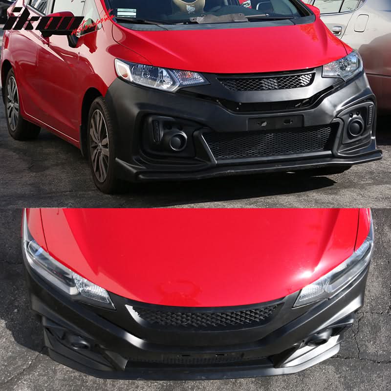 2015-2016Â Honda Fit GK5 Front Bumper Conversion Cover DRL Light PP