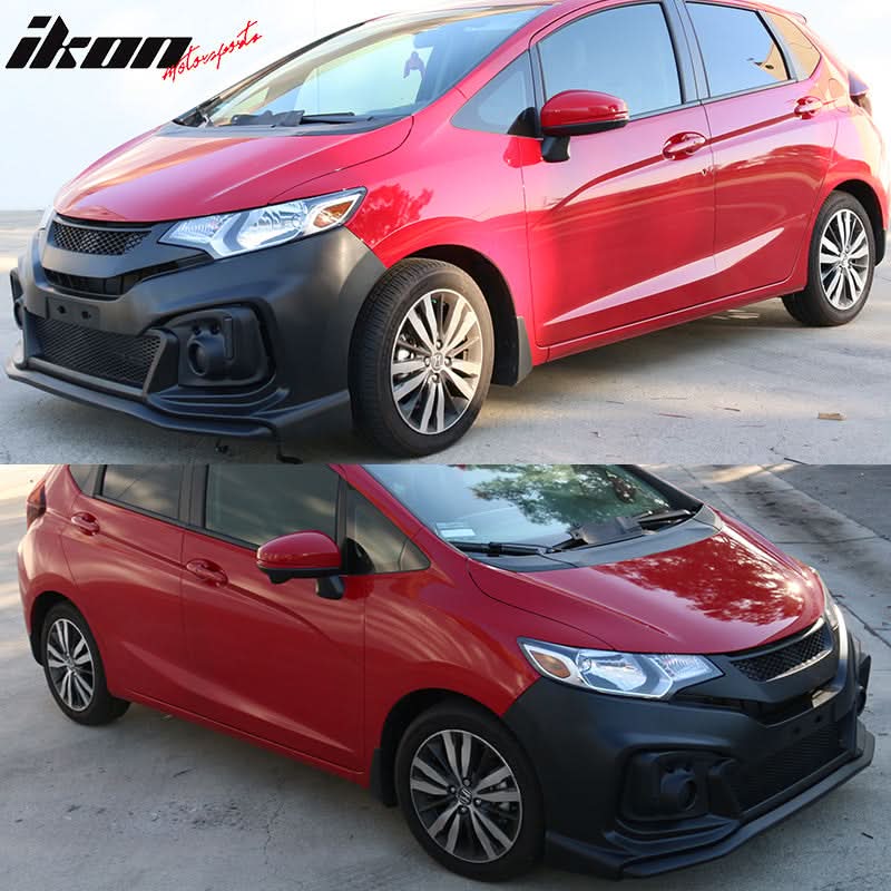2015-2016Â Honda Fit GK5 Front Bumper Conversion Cover DRL Light PP