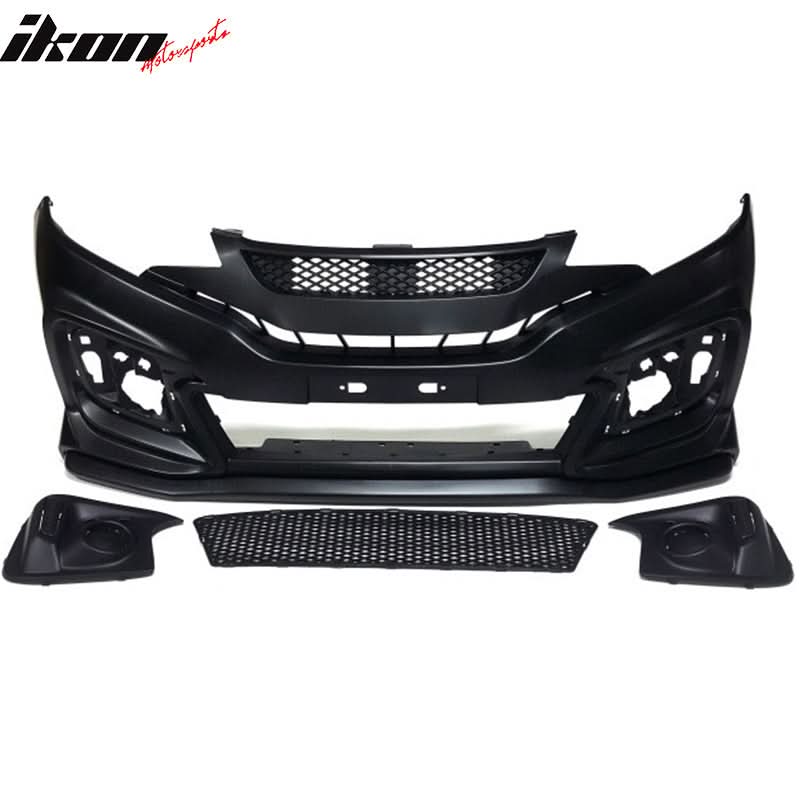 2015-2016Â Honda Fit GK5 Front Bumper Conversion Cover DRL Light PP