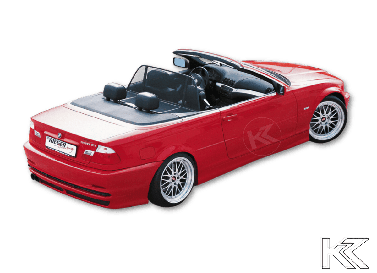 BMW E46 Coupe/Convertible - Rieger "Twisty" Side Skirts
