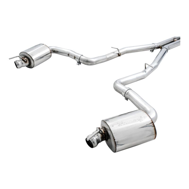 AWE Tuning 2015+ Dodge Challenger 6.4L/6.2L Non-Resonated Touring Edition Exhaust - Use Stock Tips