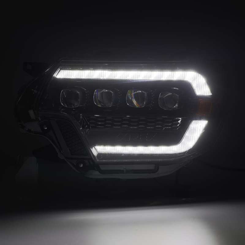AlphaRex 12-15 Toyota Tacoma NOVA-Series LED Projector Headlights Alpha-Black