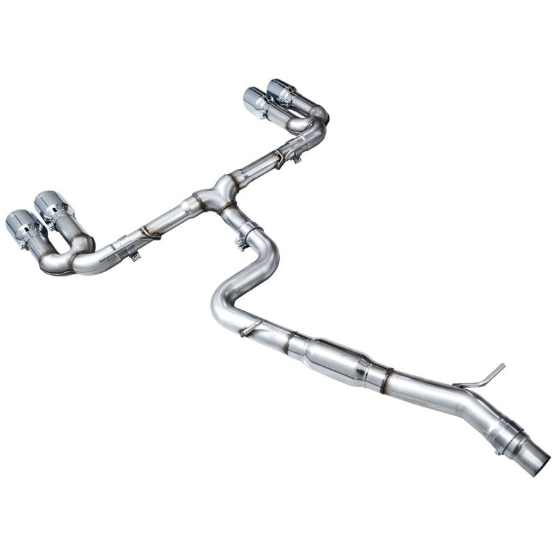 AWE 22-24 Audi 8Y S3 Track Edition Exhaust - Chrome Silver Tips