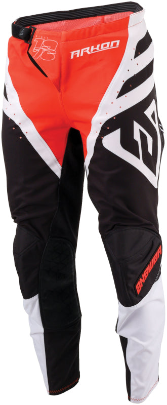 Answer 24 Arkon Nitrus Pants Red/Black/WhiteYouth Size - 20 442609