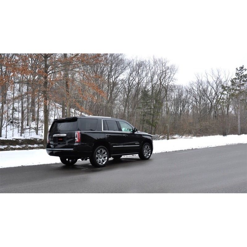 Corsa 15-16 GMC Yukon Denali 6.2L V8 Single Side Exit Cat-Back Exhaust w/ Polished Black Tips