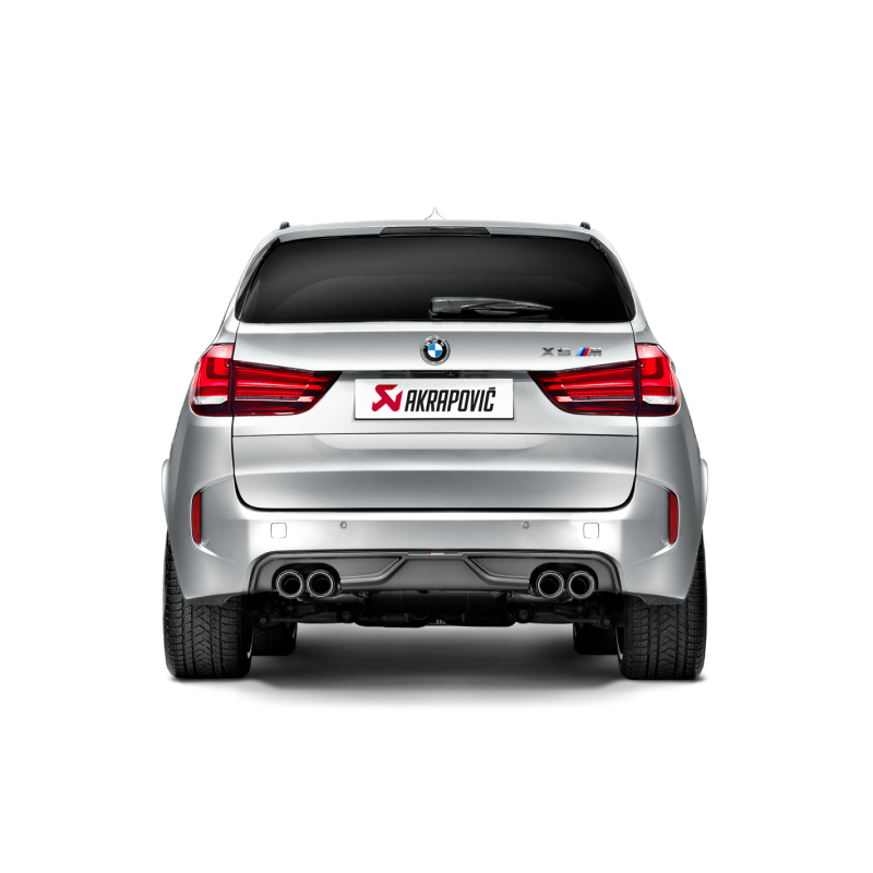 Akrapovic 15-17 BMW X5M (F85) Evolution Line Cat Back (Titanium) w/ Carbon Tips