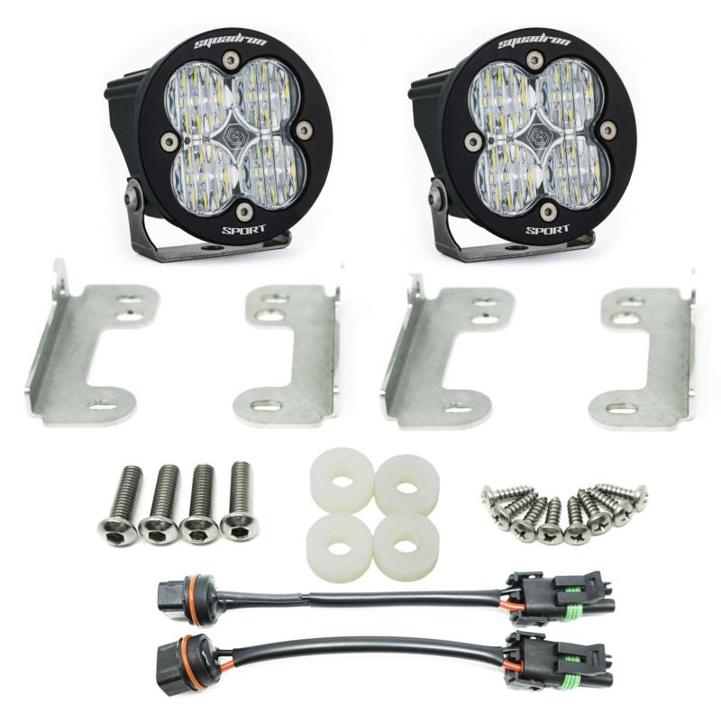 Baja Designs Jeep JL/JT Squadron-R Sport Fog Pocket Light Kit