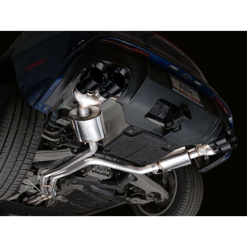 AWE Tuning 19-21 Porsche Macan 3.0T/2.9TT Touring Edition Catback Exhaust w/ Diamond Black Tips