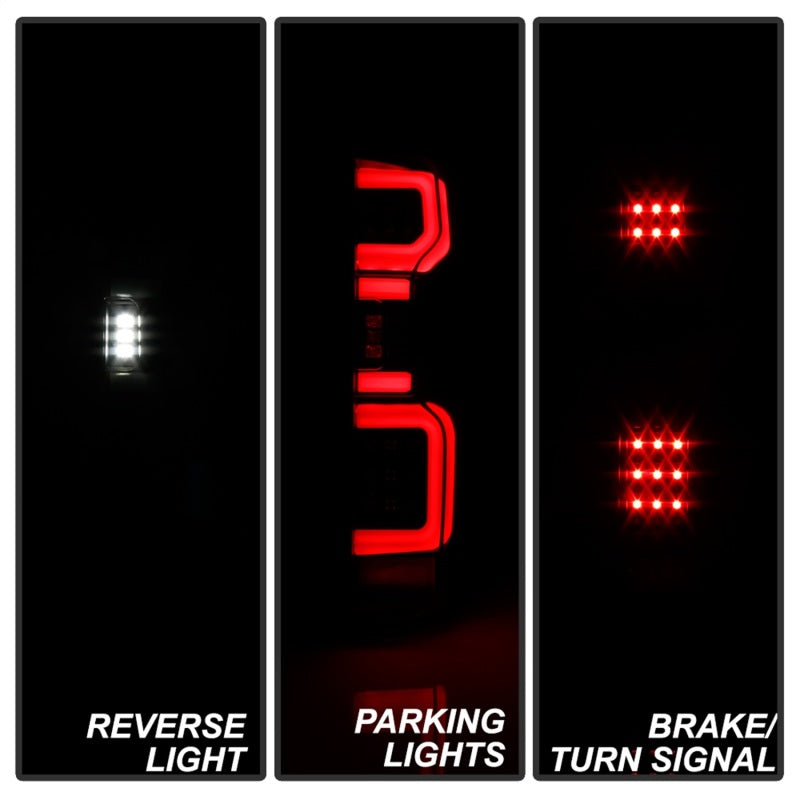 Spyder Chevy Silverado 19-20 LED Tail Light Black ALT-YD-CS19HAL-BK 5087256