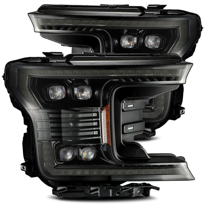 AlphaRex 18-20 Ford F150 NOVA-Series LED Projector Headlights Alpha-Black