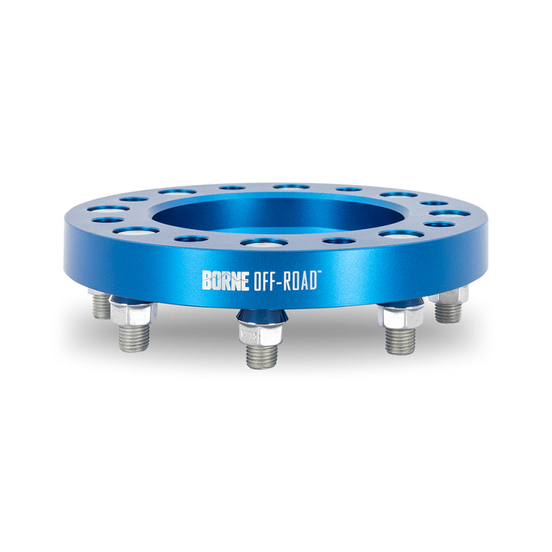 Borne Off-Road Wheel Spacers 8x180 124.1 25 M14 Blue BNWS-009-250BL