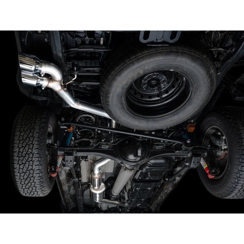 AWE Exhaust - 2024+ Toyota Tacoma Dual Chrome Silver Tips