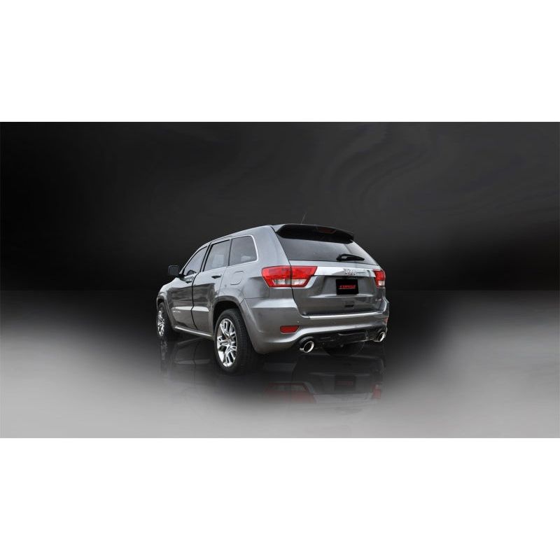 Corsa 12-14 Jeep Grand Cherokee 6.4L V8 Polished Sport Cat-Back Exhaust