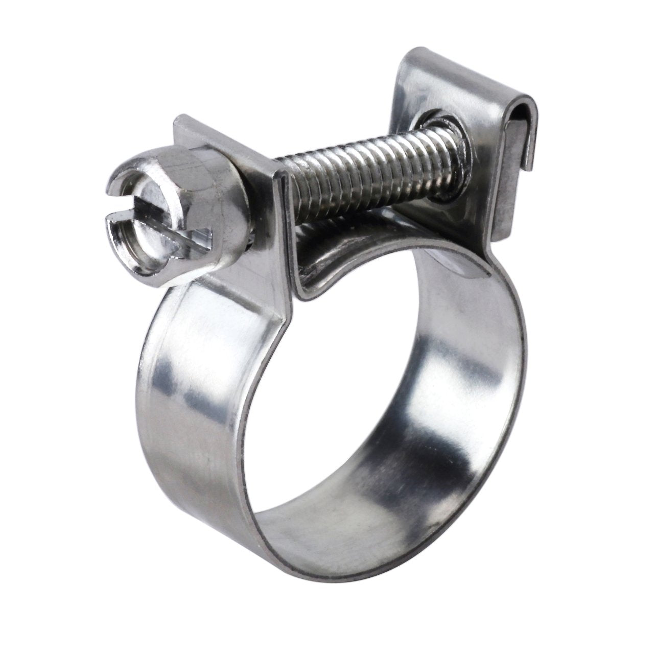 HPS Performance Products HPS Size # 12 Stainless Steel Fuel Injection Hose Clamp, Range: 25/64" - 15/32" (10mm - 12mm)