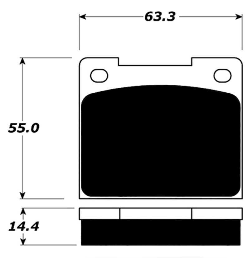 Porterfield Brake Pads for 1973 TRIUMPH SPITFIRE