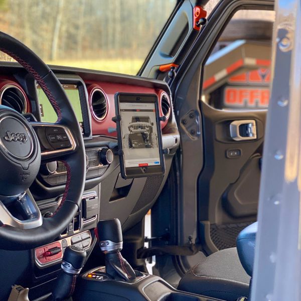 2020 - 2023 Jeep Wrangler Gladiator Grab Bar Ball Mount