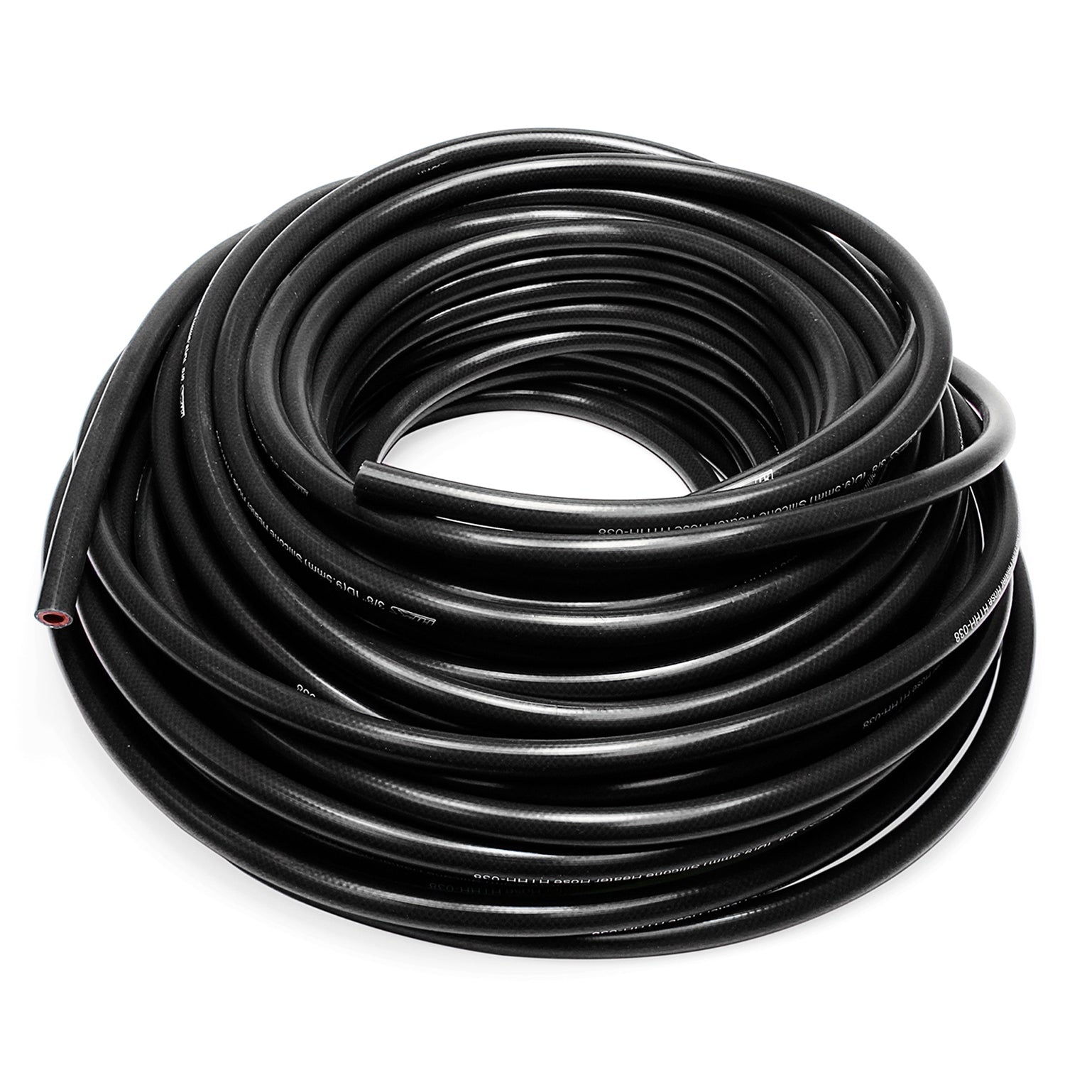 HPS High Temp 3/4" ID (19mm) Reinforced Silicone Heater Hose Black - 100 F